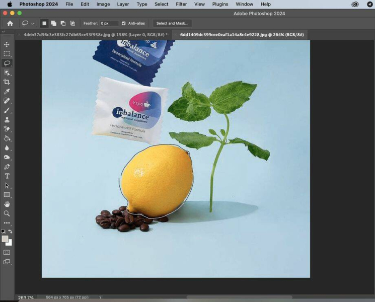 Как изменить фон картинки в Adobe Photoshop