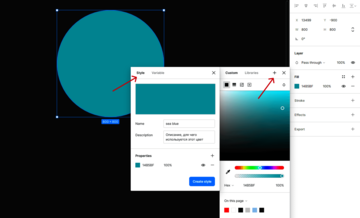 Работа с цветом в Figma