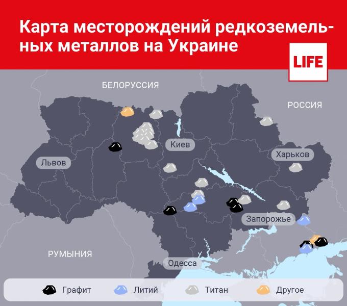 Редкоземельные металлы на Украине: где находятся, какие бывают, зачем они США