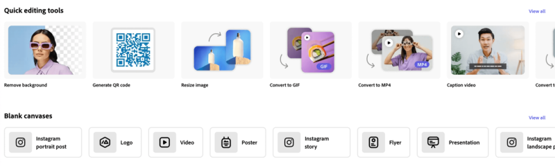Adobe Express (Spark) — инструмент для создания визуального контента
